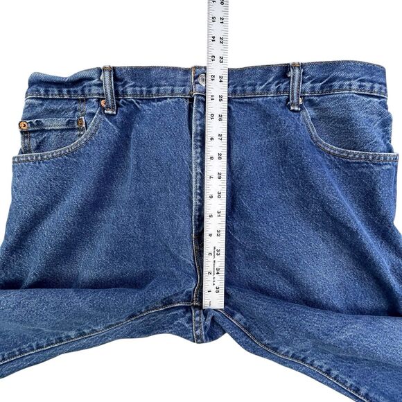 Levis 517 Bootcut Jeans Mens 40x32 Blue Denim Medium Wash Western Workwear - Picture 13 of 14